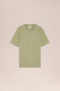 NN.07 Adam Embroided Logo Pima Cotton T-Shirt 3209 - Sage Green