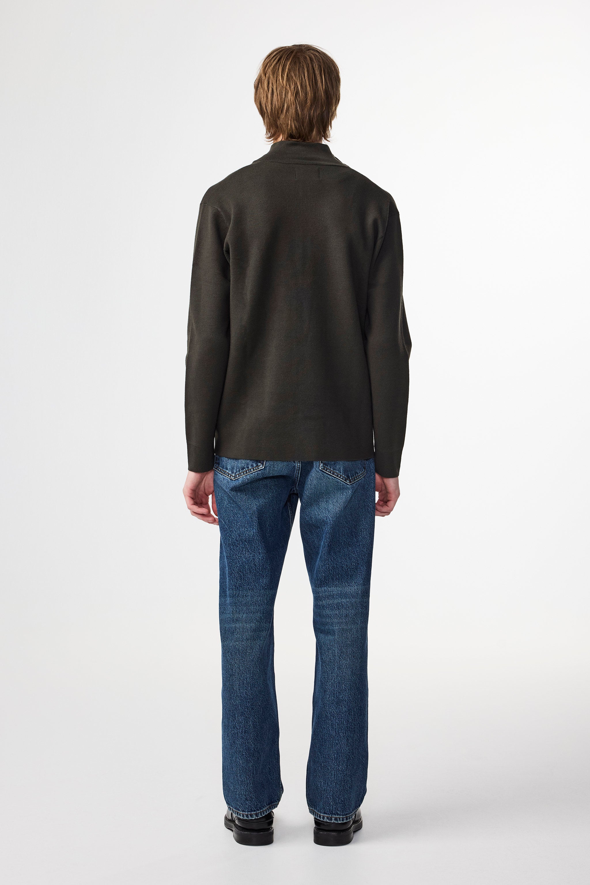 NN07 Harald Half Zip Sweater 6530