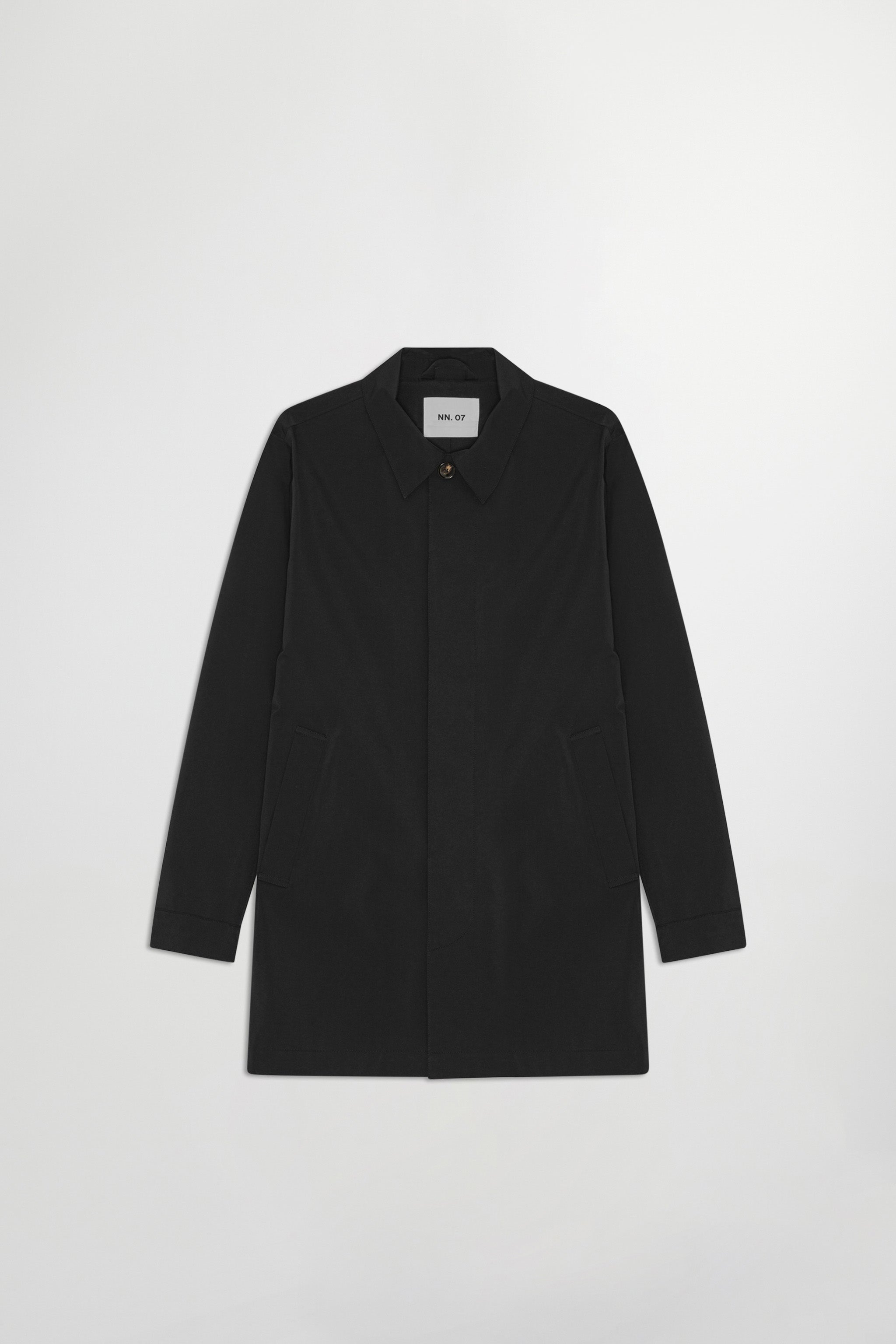 NN07 Kim Black Lightweight Coat 8240