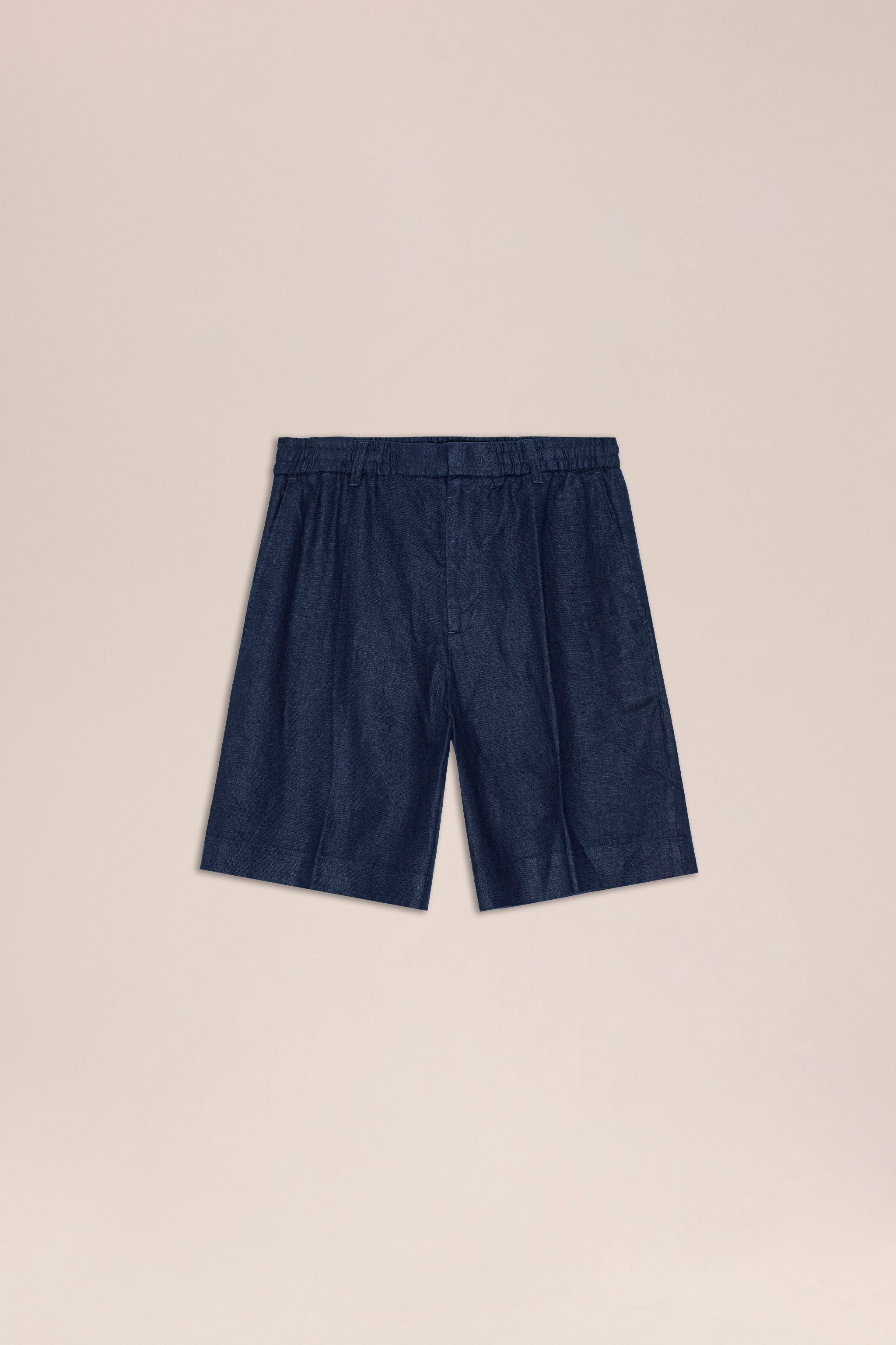 NN.07 Billie Linen Shorts 1454 - Navy Blue