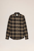 NN.07 Deon Flannel Shirt 5465 - Black Check