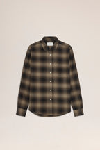 NN.07 Deon Flannel Shirt 5465 - Black Check