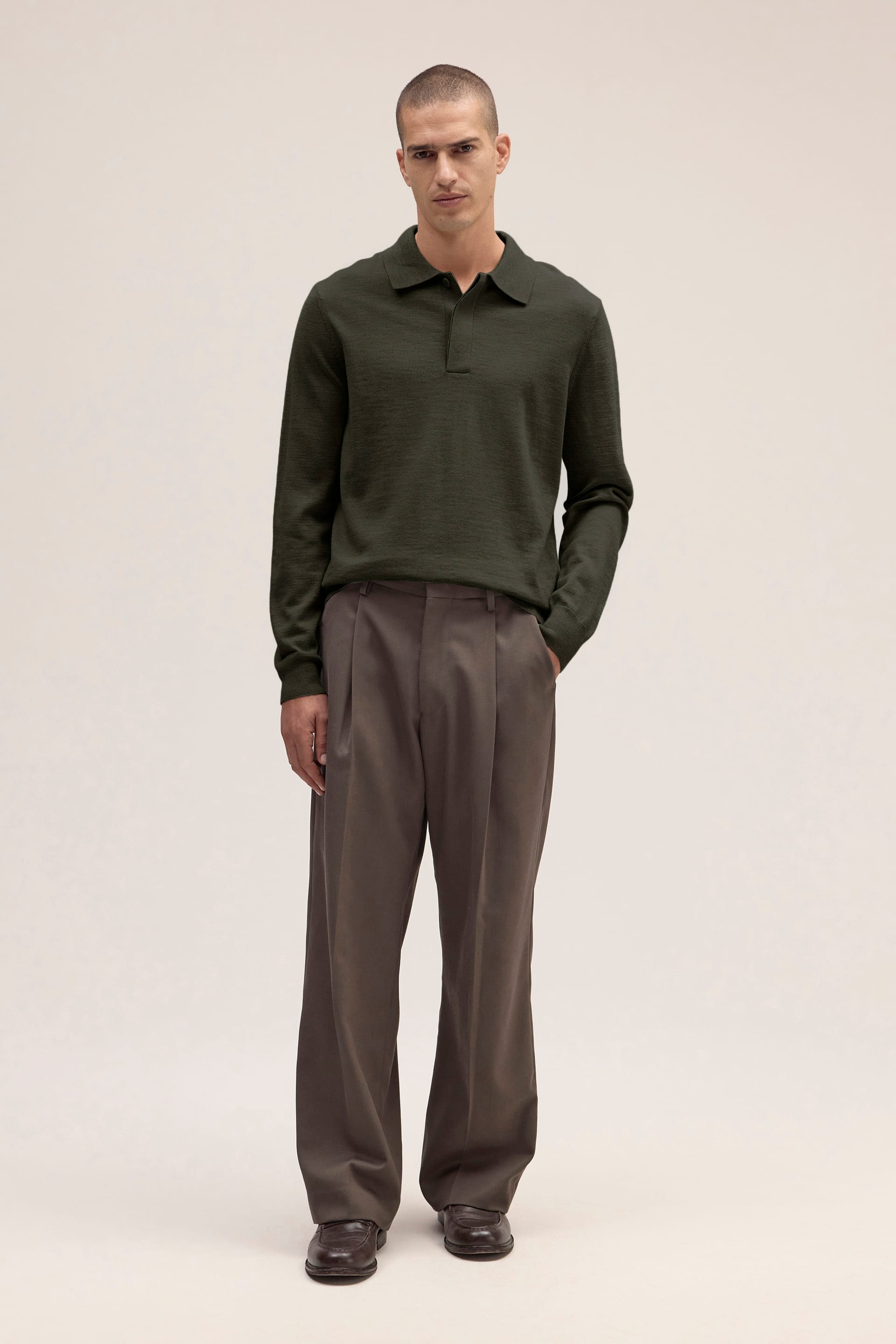 NN07 Emerson Wool Polo 6605