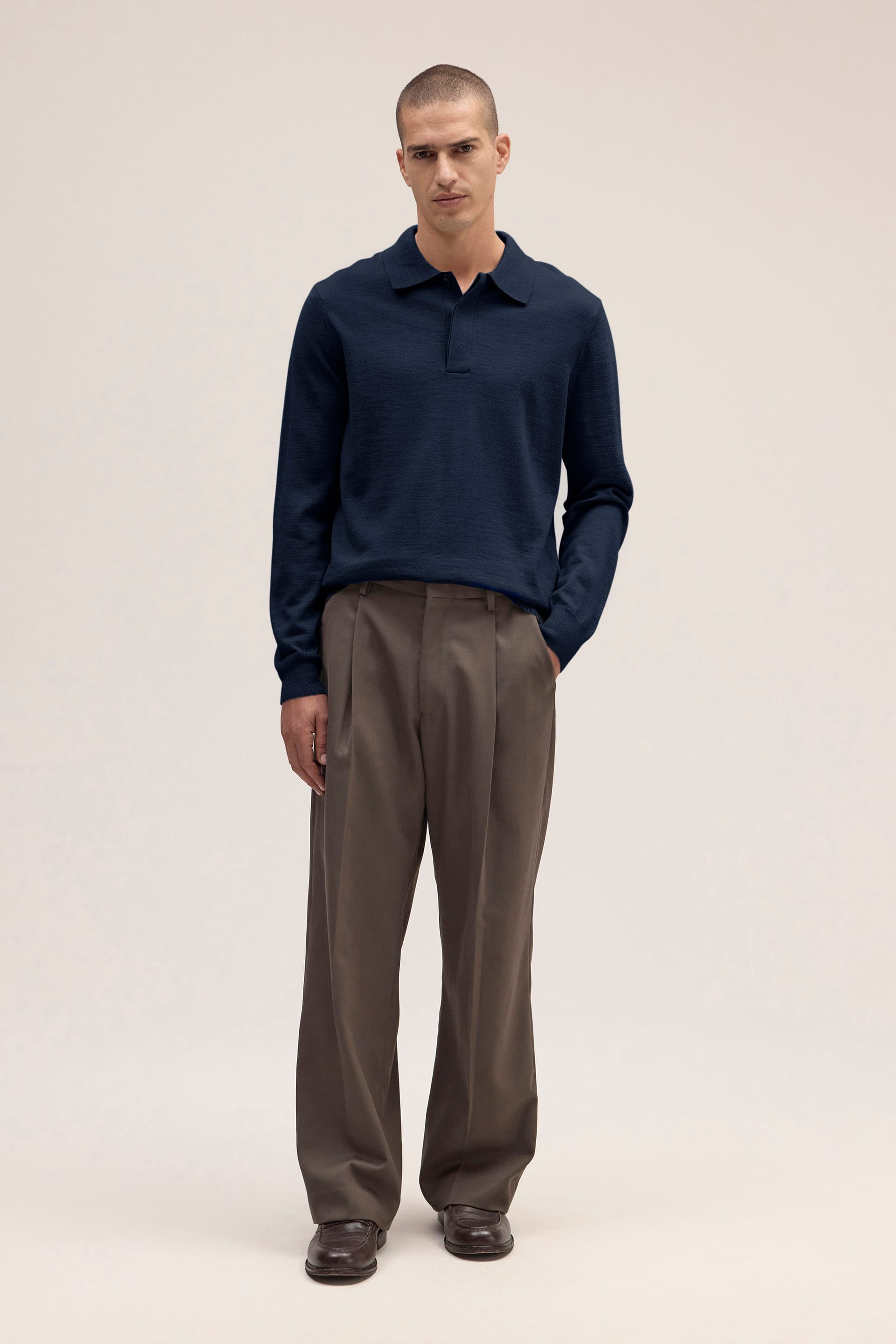 NN07 Emerson Wool Polo 6605