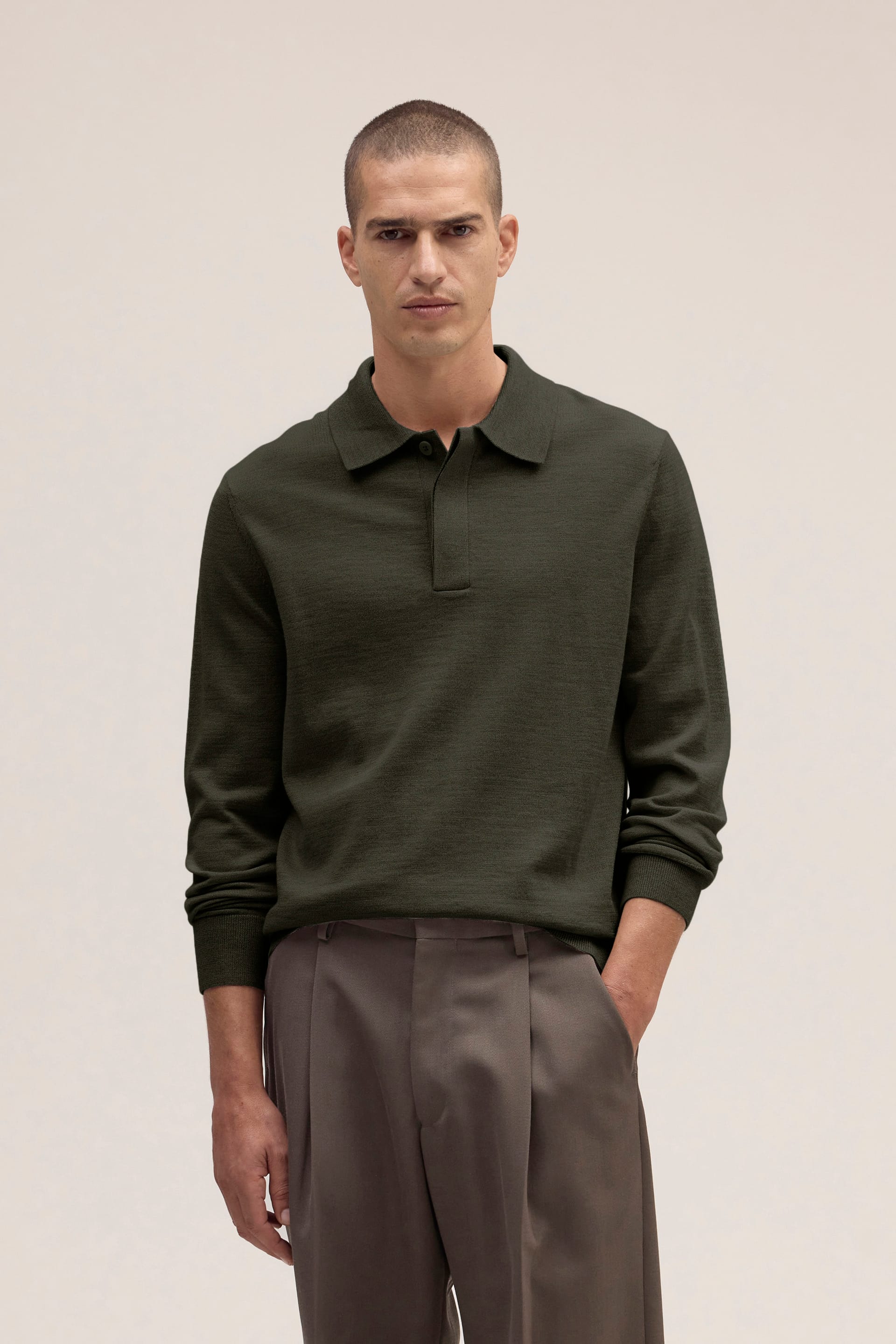 NN07 Emerson Wool Polo 6605