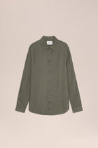 NN.07 Enzo Linen Shirt 5708 - Capers