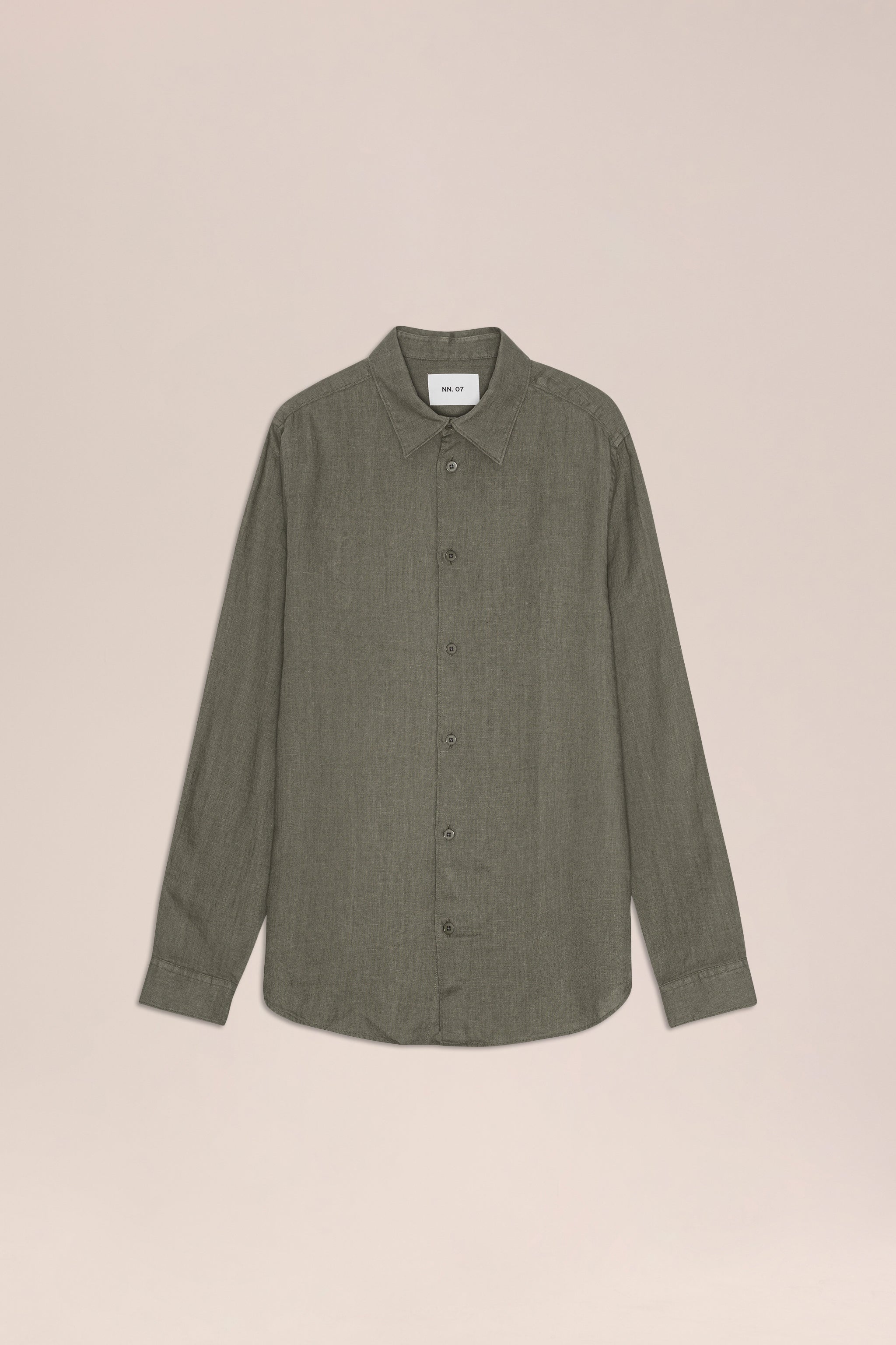 NN.07 Enzo Linen Shirt 5708 - Capers