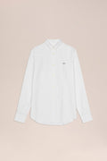 NN.07 Colby Button Down Logo Oxford Shirt 5910 - White