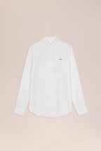 NN.07 Colby Button Down Logo Oxford Shirt 5910 - White