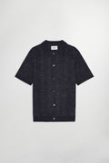 NN07 Thor SS Wool Blend Deep Navy Cardigan 6584