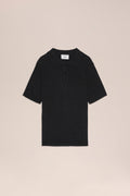 NN.07 Randy Bouclé Knit Polo 6690 - Black