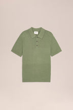 NN.07 Randy Bouclé Knit Polo 6690 - Sea Spray