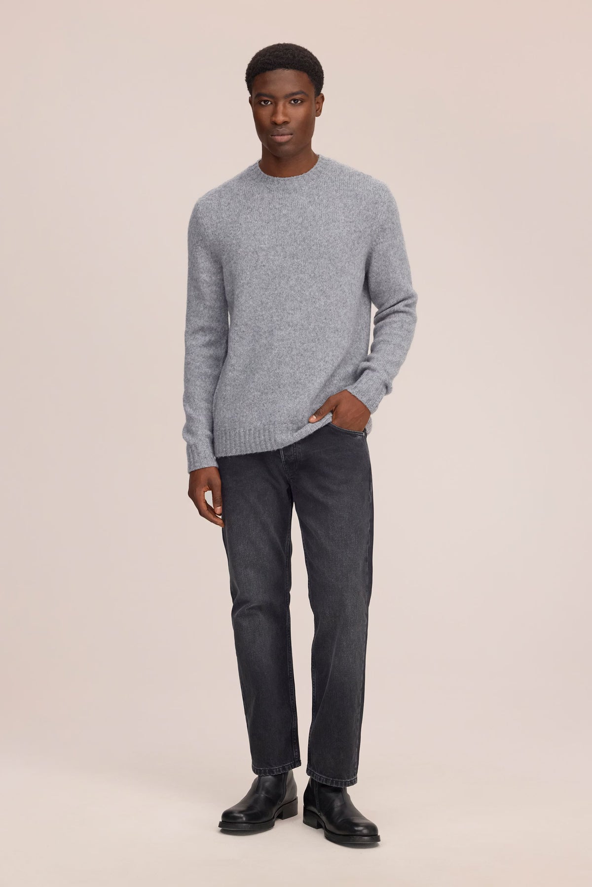 NN.07 Sonny Straight Leg Jeans 1866 - Washed Black