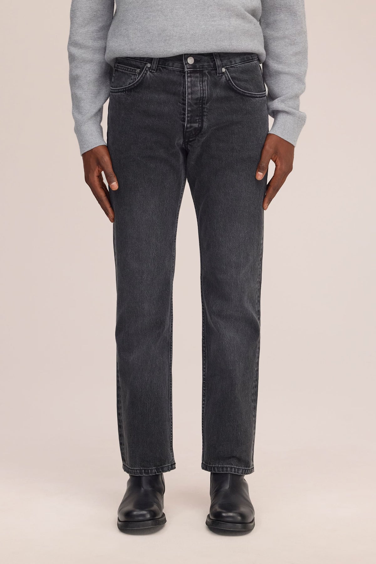 NN.07 Sonny Straight Leg Jeans 1866 - Washed Black