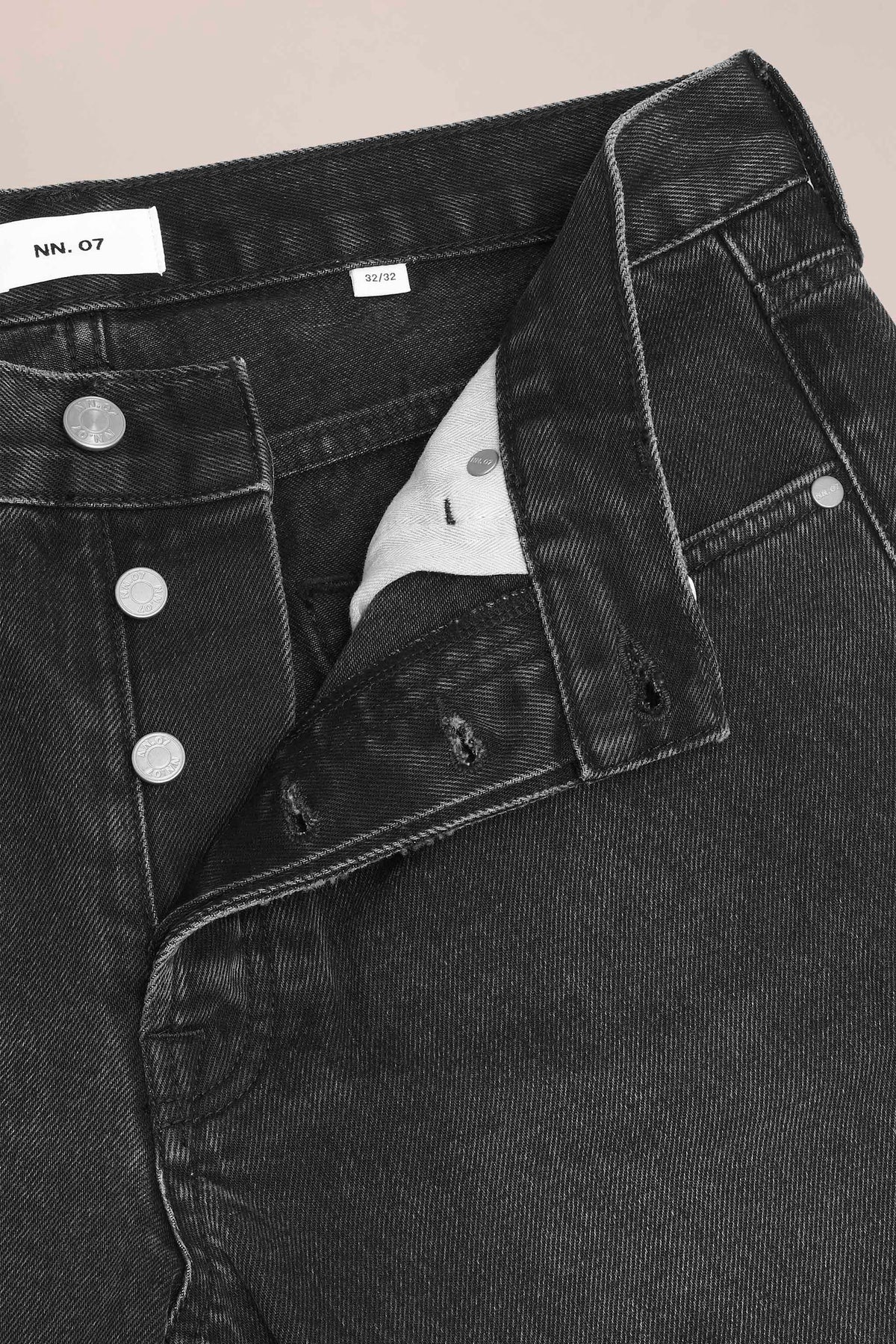NN.07 Sonny Straight Leg Jeans 1866 - Washed Black