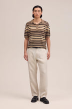NN.07 Aden Linen Chino Trouser 1454 - Oat