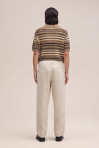 NN.07 Aden Linen Chino Trouser 1454 - Oat