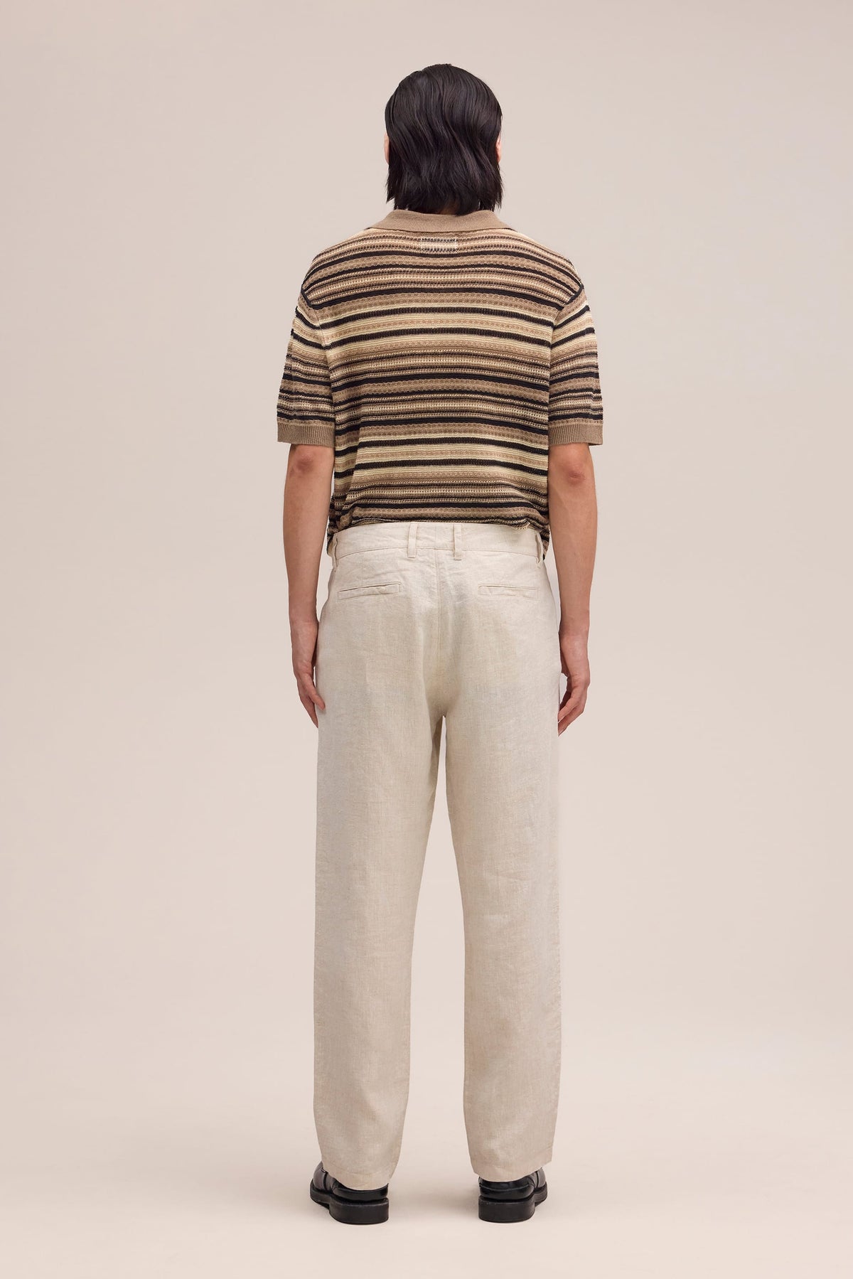 NN.07 Aden Linen Chino Trouser 1454 - Oat