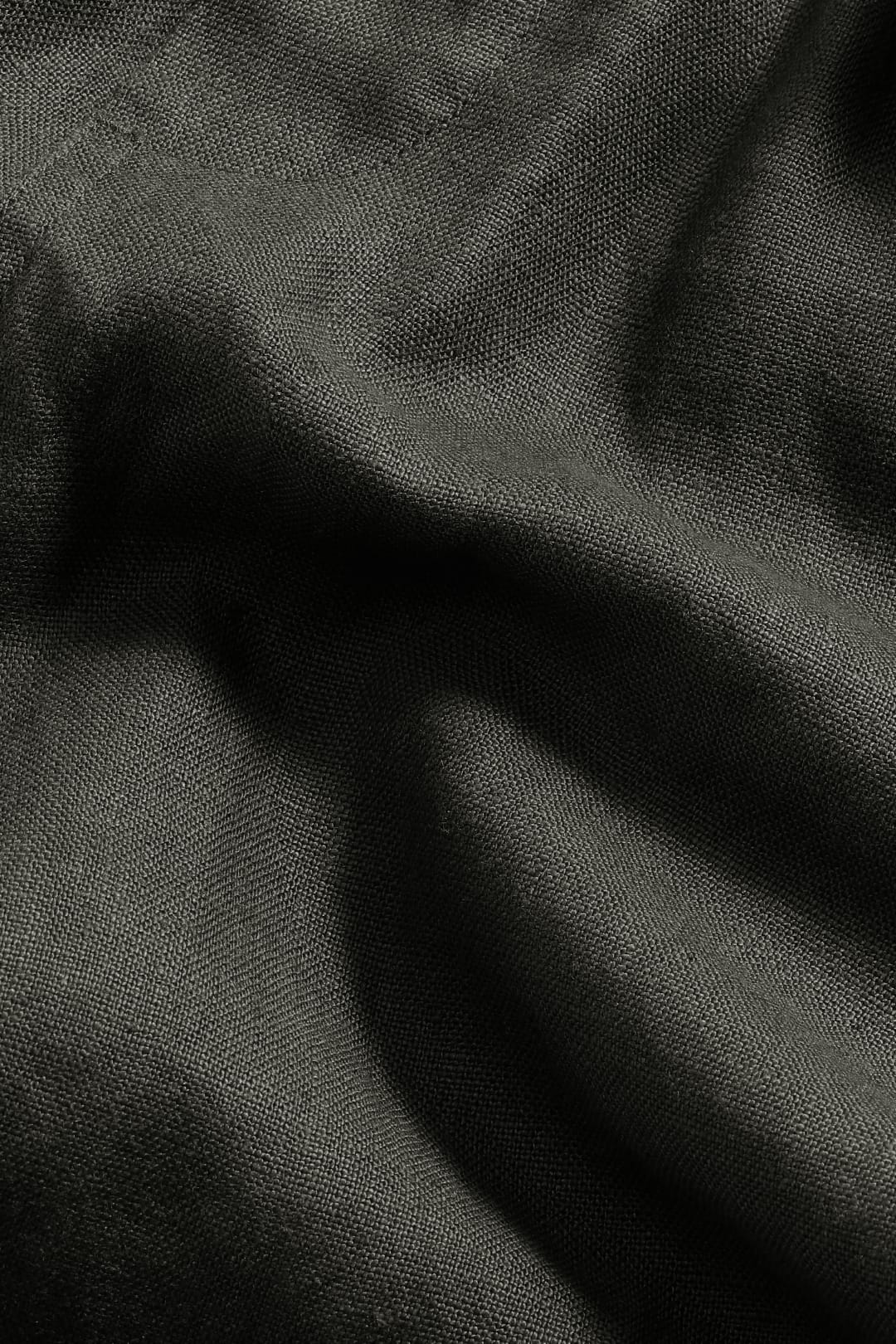 NN.07 Gregor Linen Shorts 1454 - Dark Army