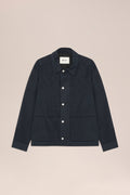 NN.07 Paulo Zip Jacket - Navy Blue
