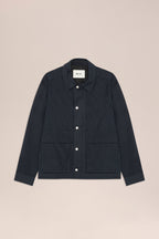 NN.07 Paulo Zip Jacket - Navy Blue