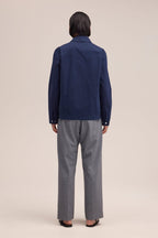 NN.07 Paulo Zip Jacket - Navy Blue