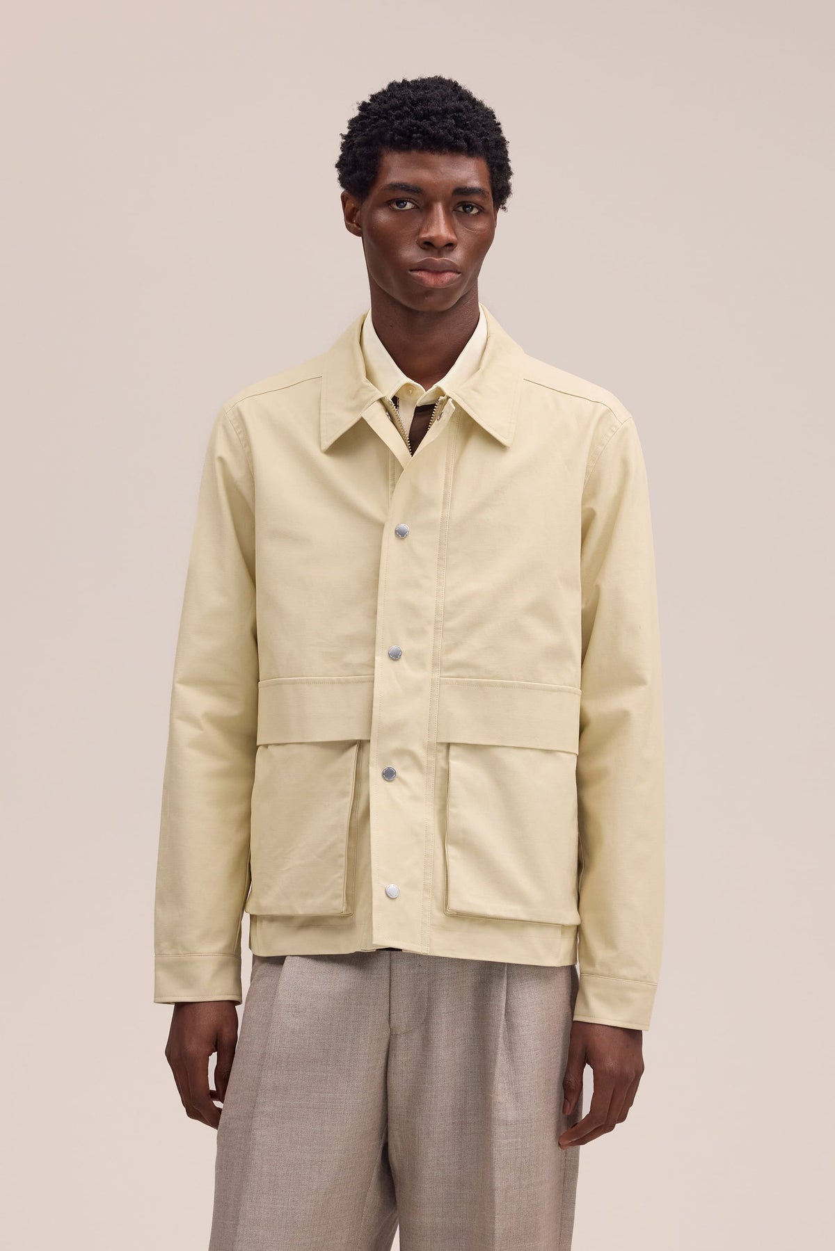 NN.07 Paulo Zip Jacket 8446 - Ecru