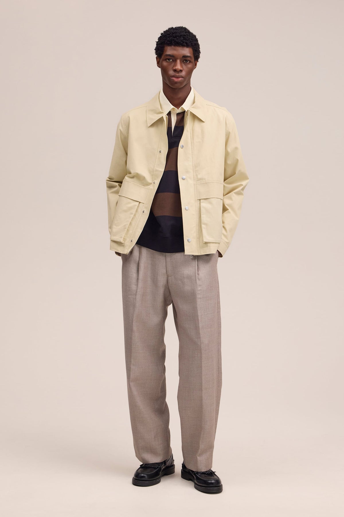 NN.07 Paulo Zip Jacket 8446 - Ecru