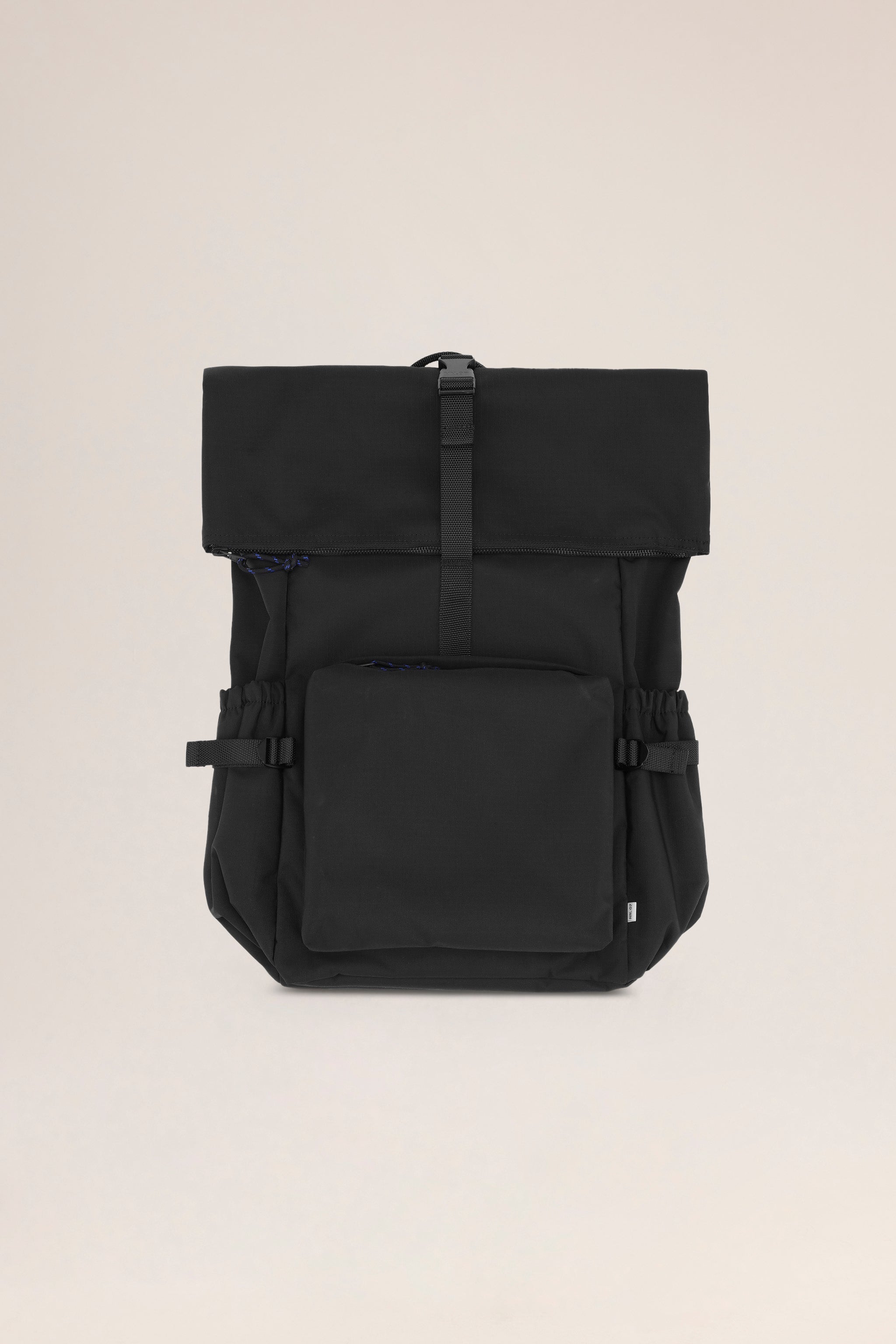 NN.07 Roll Top Everyday Backpack 9019 - Black