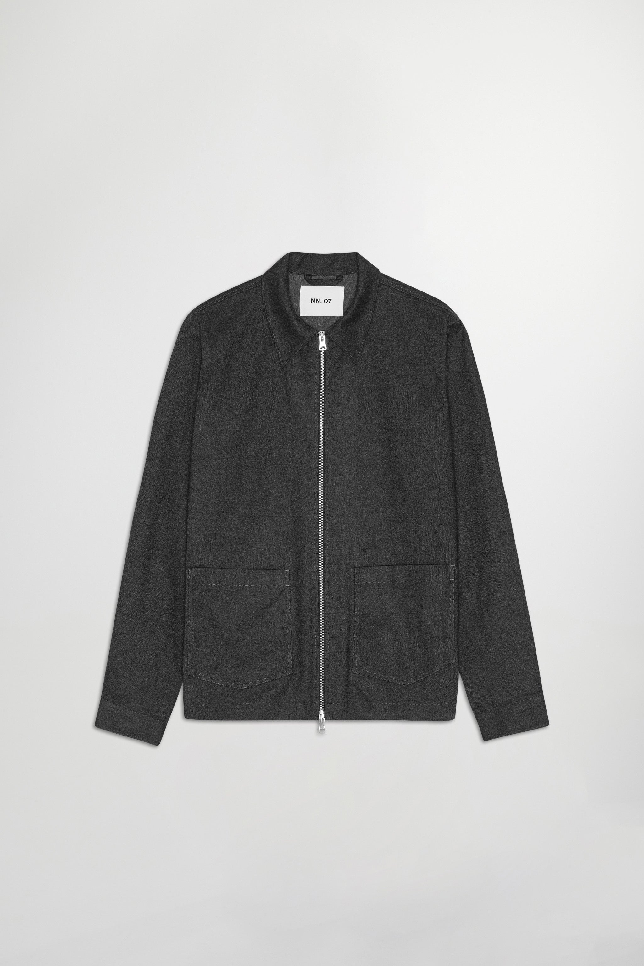 NN07 Virgil Zip Jacket Zip Jacket Black Multi 1067