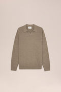 NN.07 Paul Long Sleeve Knitted Polo 60019  - Mable Husk
