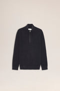 NN.07 Danny Half Zip Sweater 6429 - Navy Blue