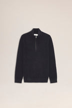NN.07 Danny Half Zip Sweater 6429 - Navy Blue