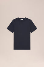 NN.07 Percy Slim Fit Cotton T-Shirt 3508 - Navy Blue