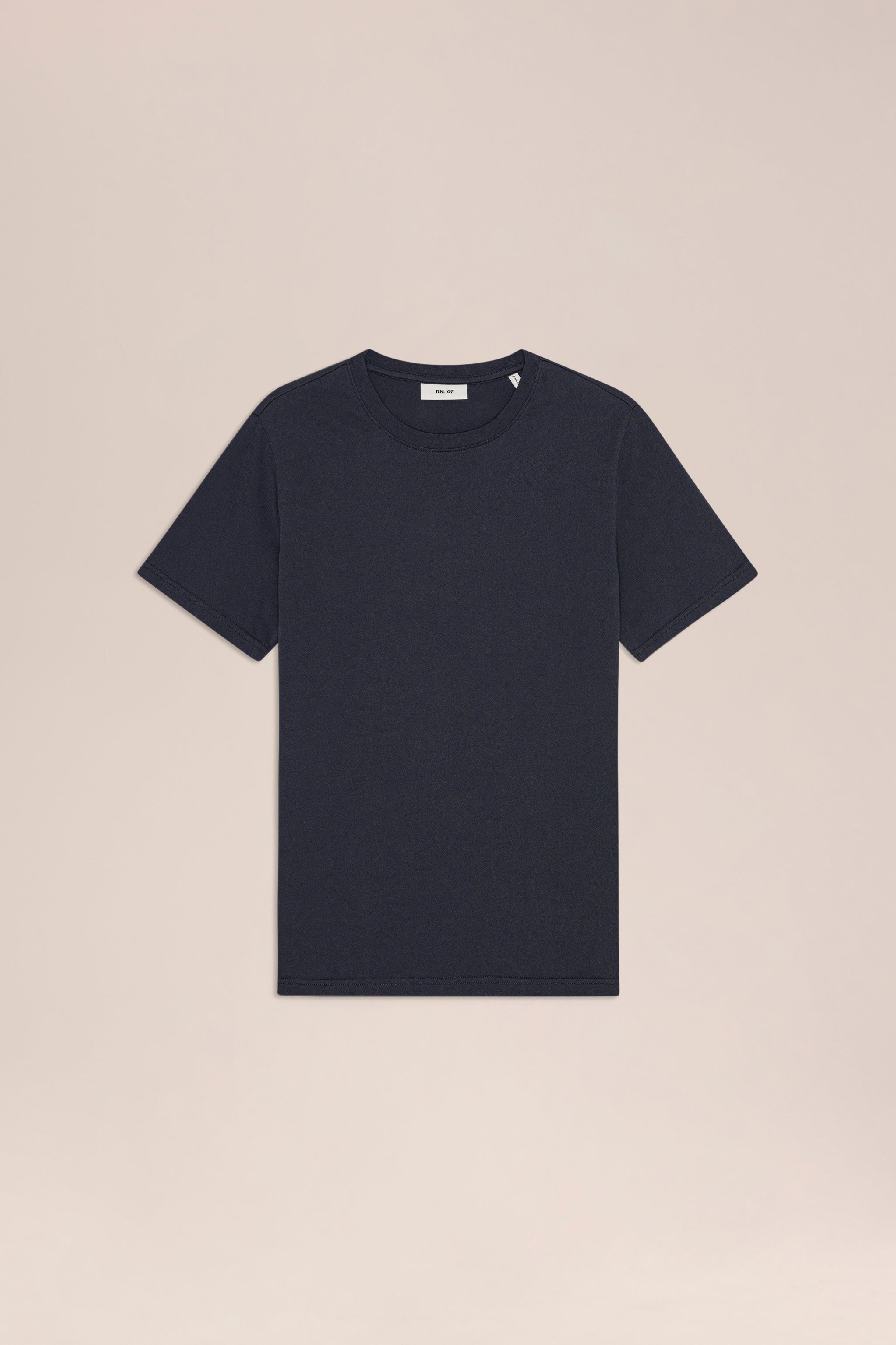 NN.07 Percy Slim Fit Cotton T-Shirt 3508 - Navy Blue