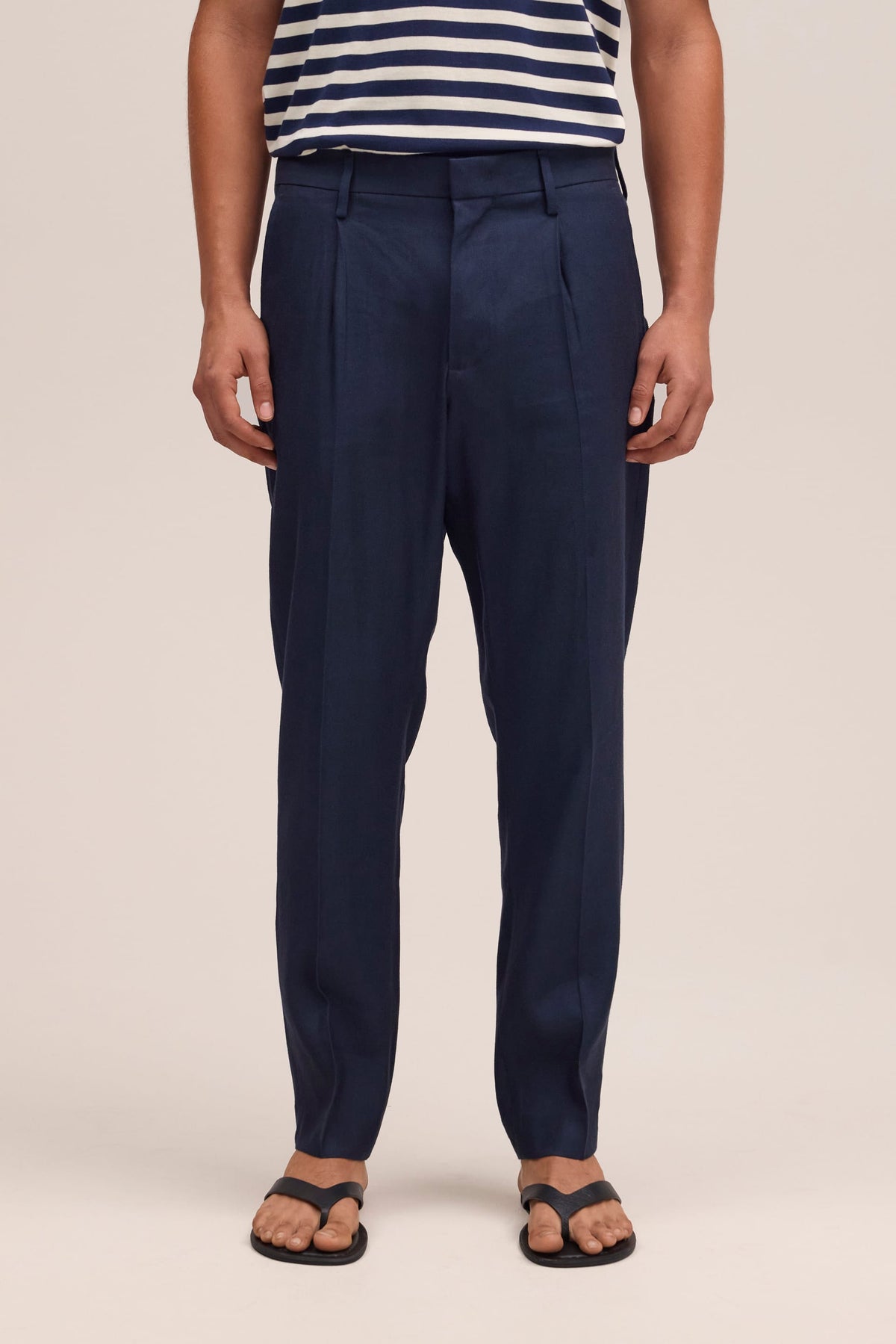 NN.07 Bill Panama Chino Trouser 1808 - Marine Navy