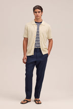 NN.07 Bill Panama Chino Trouser 1808 - Marine Navy