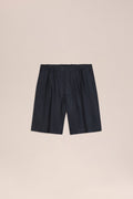 NN.07 Billie Panama Shorts 1808 - Marine Navy