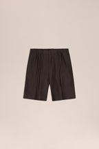 NN.07 Billie Panama Shorts 1808 - Deep Truffle