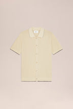 NN.07 Nalo Textured Knit Polo 60039 - Ivory