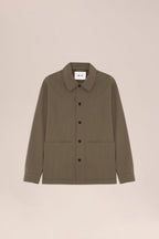 NN.07 Blaze Seersucker Hybrid Jacket - Mable Husk