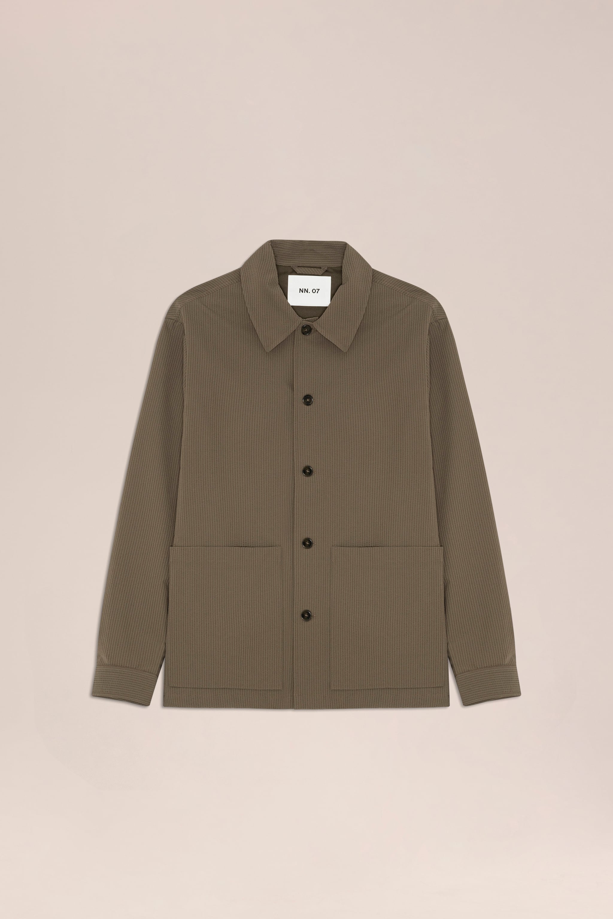 NN.07 Blaze Seersucker Hybrid Jacket - Mable Husk