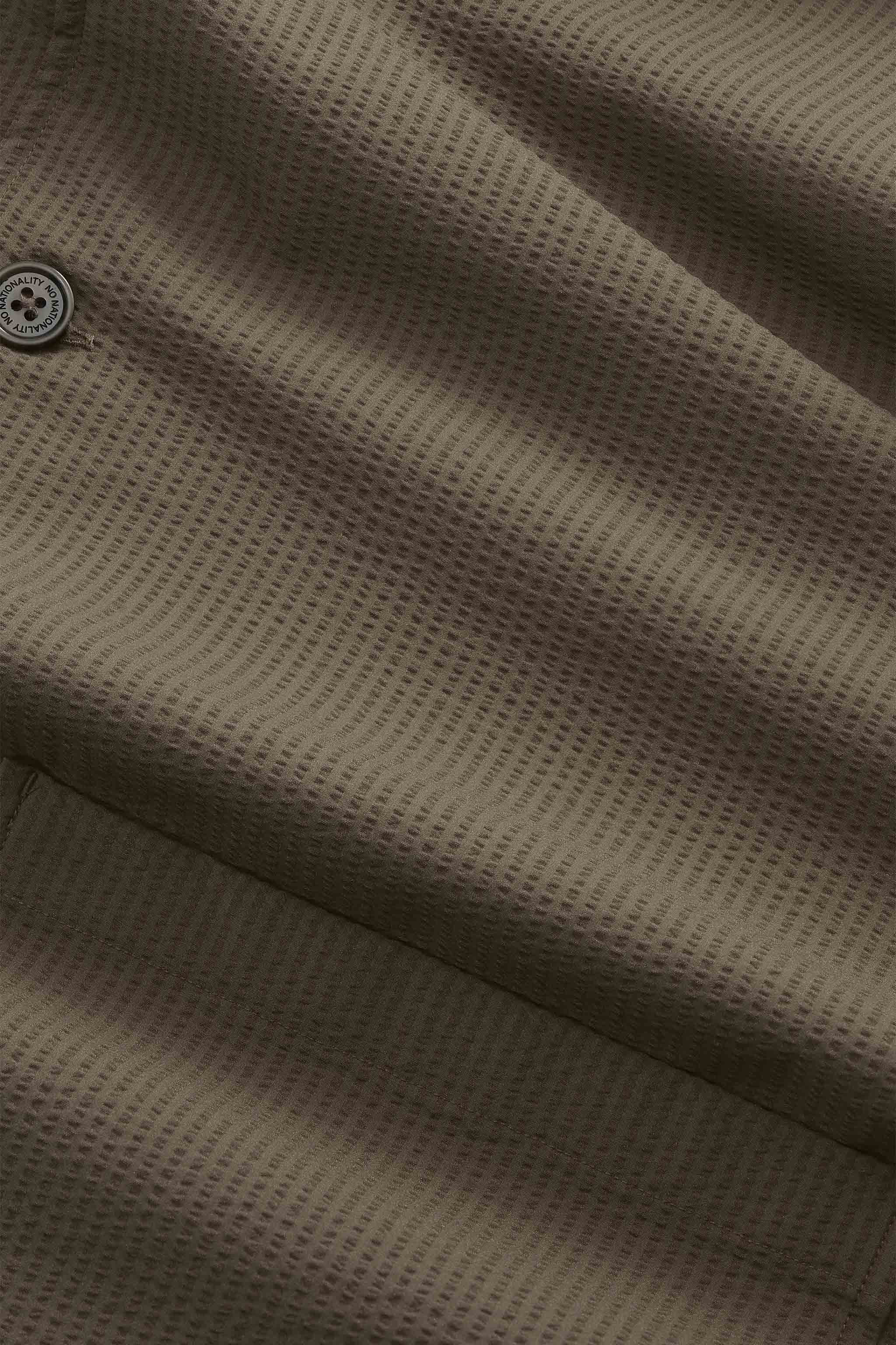 NN.07 Blaze Seersucker Hybrid Jacket - Mable Husk