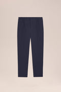 NN.07 Billie Seersucker Trousers 10038 - Navy Blue