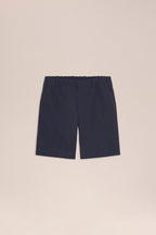 NN.07 Billie Seersucker Shorts 10038 - Navy Blue