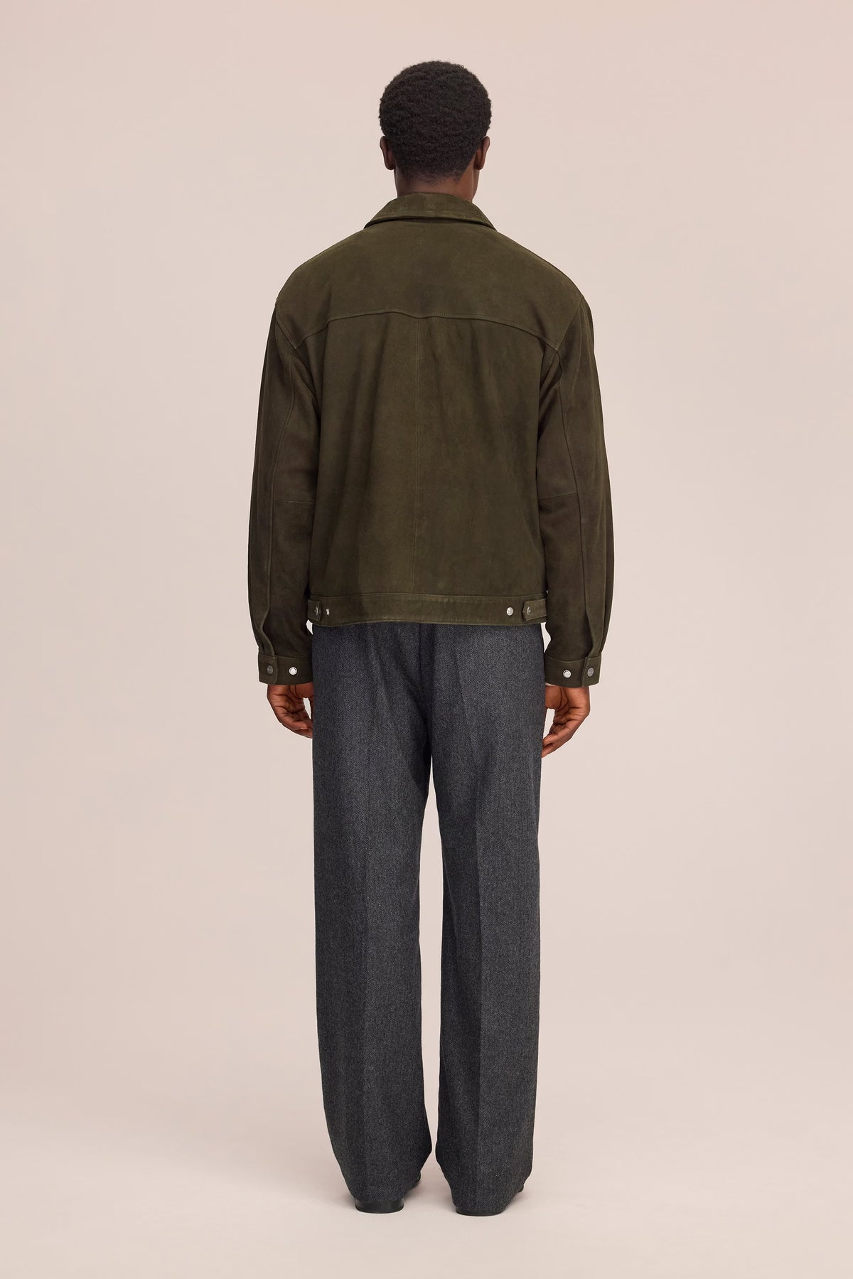 NN.07 Heavy Goat Suede Jacket 80030 - Deep Truffle