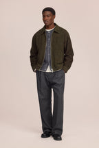 NN.07 Heavy Goat Suede Jacket 80030 - Deep Truffle