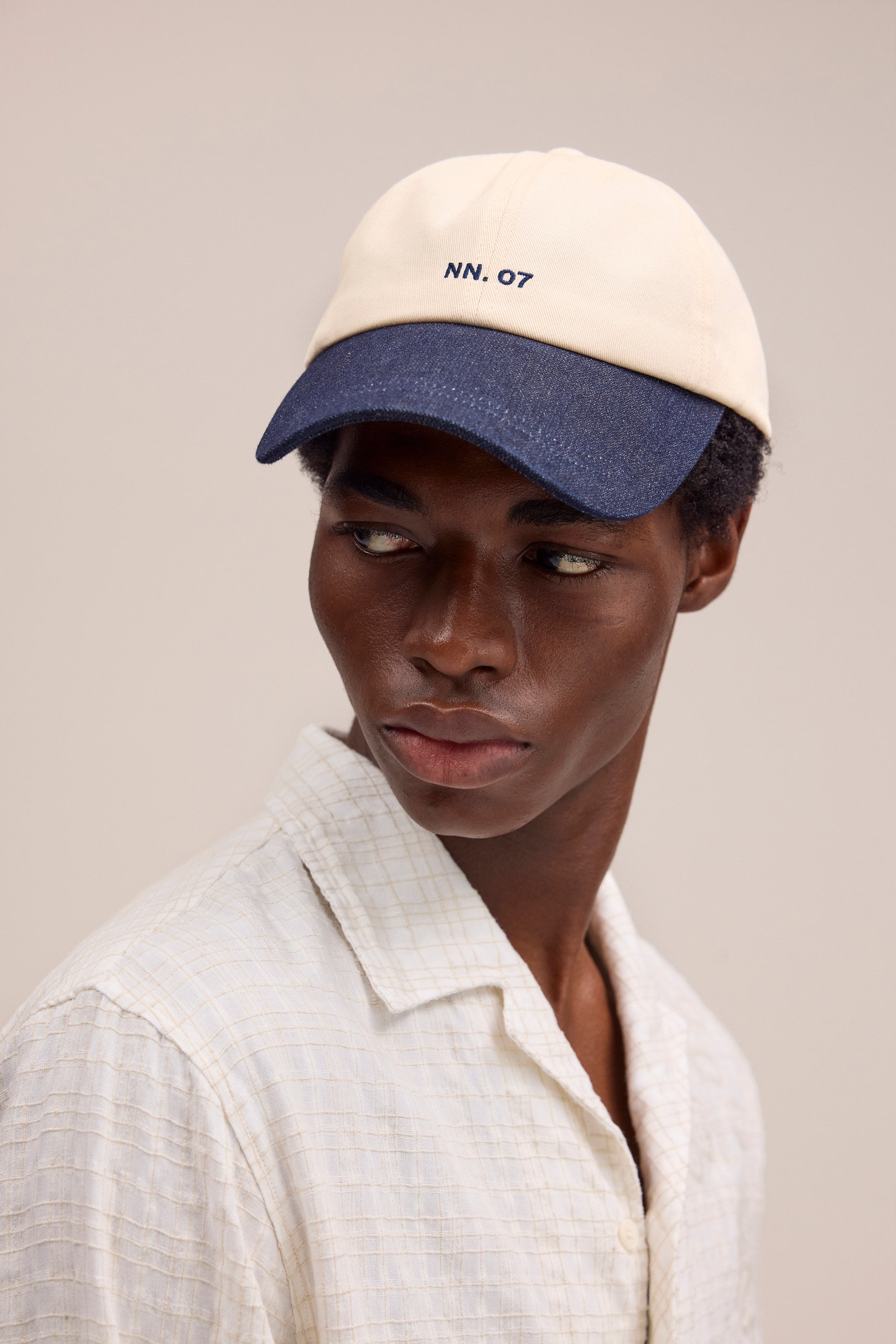 NN.07 Small Logo Cap 9041 - Raw Indigo