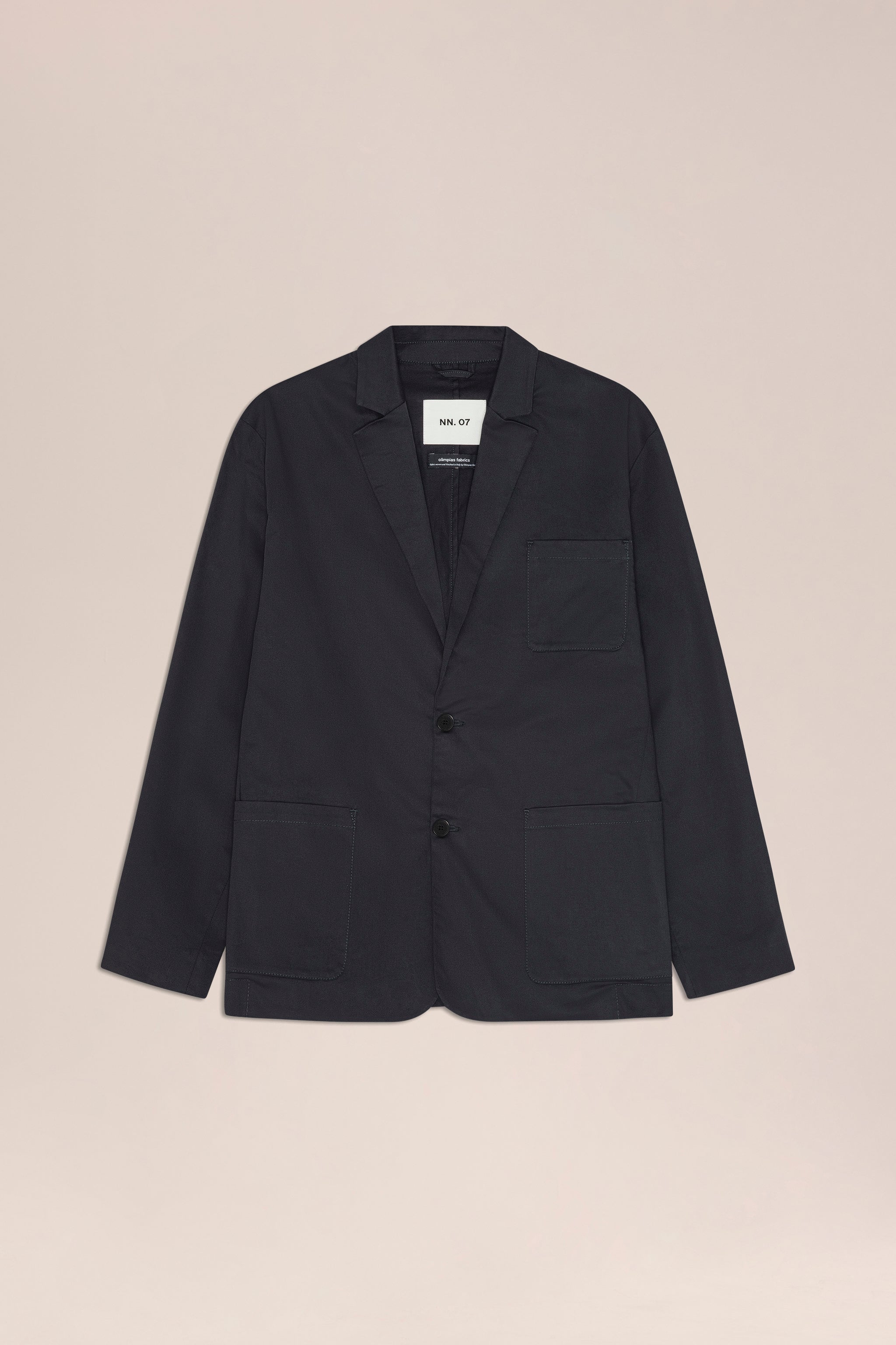 NN07 Timo Cotton Stretch Blazer Deep Navy 10021