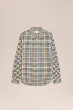 NN.07 Deon Long Sleeve Check Shirt 50037 - Blue Check